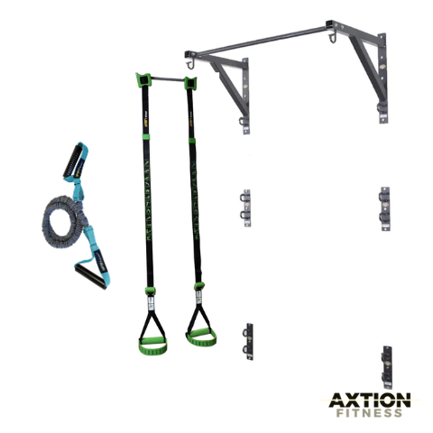 Anchor Gym 4 Foot Wall Station Bundle Suspension Strap Resistance
