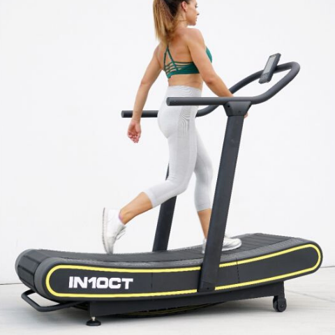 Curved belt manual discount treadmill