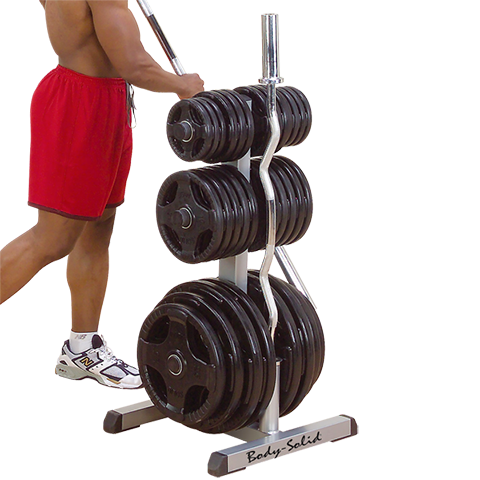 Body solid gowt olympic plate tree & bar holder new arrivals