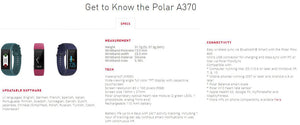 Polar A370 Fitness Tracker 2 Pack