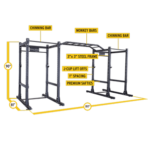 Body-Solid Commercial Double Power Rack Package